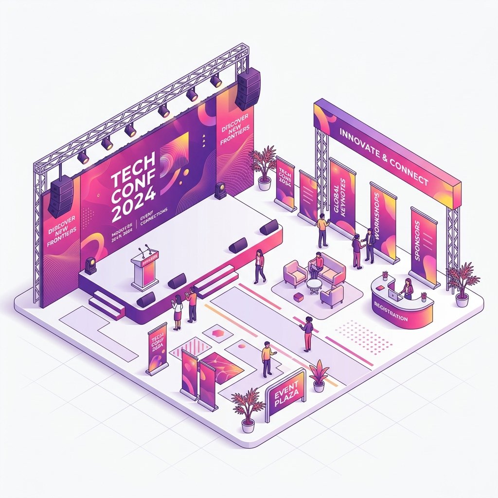 Event Branding Vector