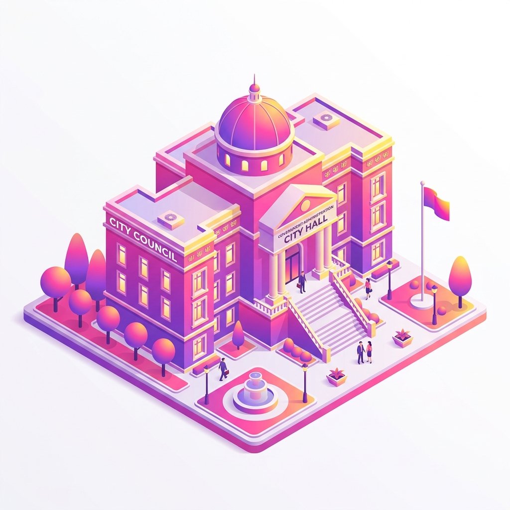 Government Project Branding Vector
