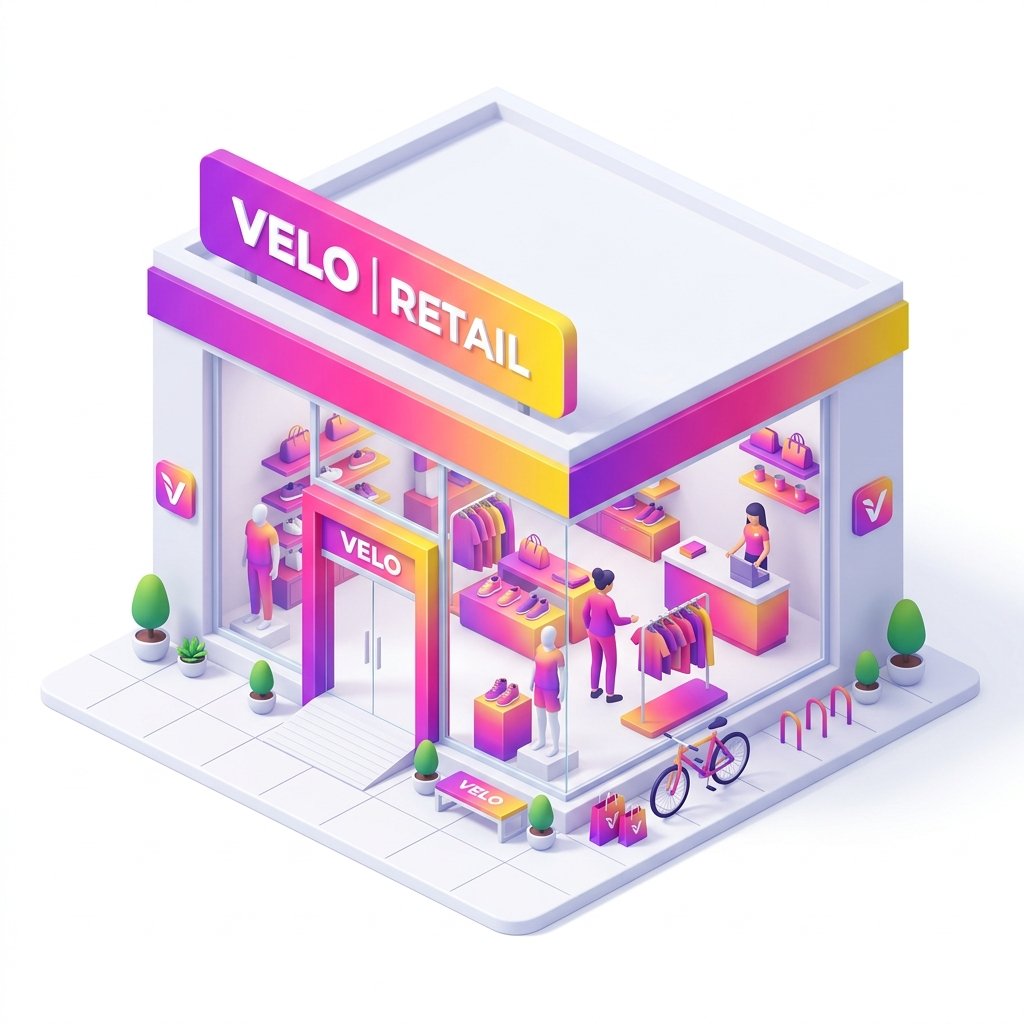 Retail Showroom Branding Vector